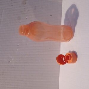 4/$40 New Orange Tupperware Eco Plus Water Bottle - Small (500 mL)